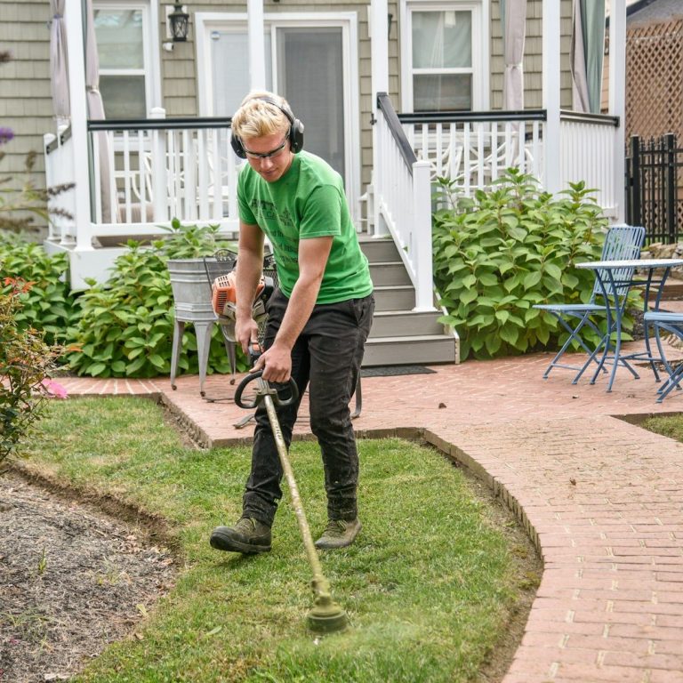 debroussaillage-jardinier paysagiste a votre service- tailler des haie de lauriers